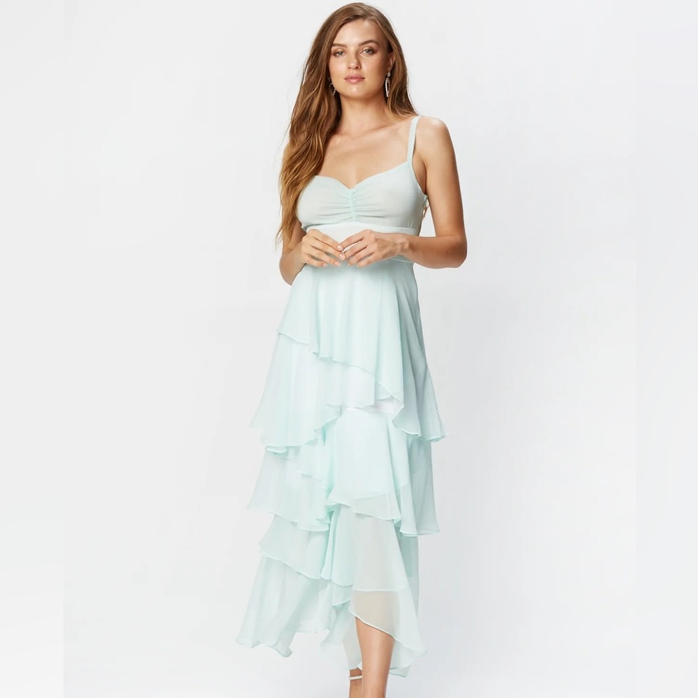 Flynn Skye Mint Green Maxi dress - size M